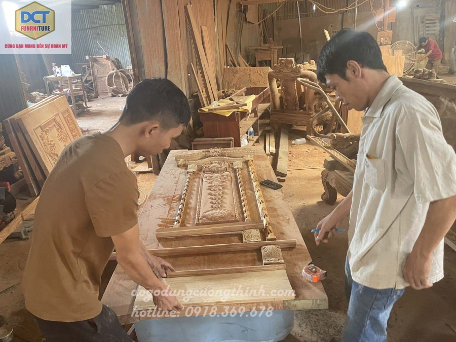 bộ cửa phòng cổ điển cp43gd